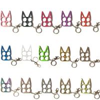 Multi-function Cat Ear Keychain Wrench Key Chain Bottle Opener Cat Keychain