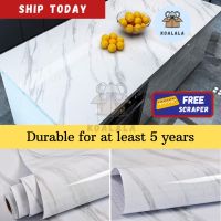 Large Self Adhesive Gorgeous Marble Waterproof Wallpaper Sticker Bathrooms Kitchen Countertops Pvc