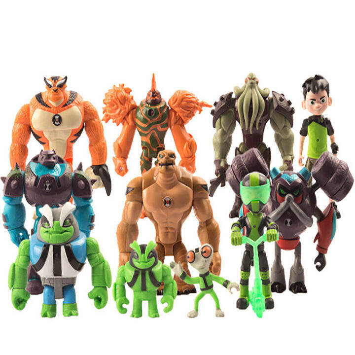 figures-ben-10-action-toy-11-pcs-set-tennyson-four-arms-toppers-heatblast-cake