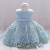 Summer Baby Girl Dress Princess Frock Christening Dress For Baby Girl Clothes 2 1 Year Birthday Party Wedding Dress Flower