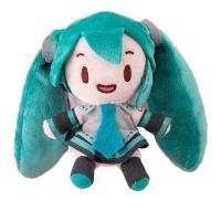 【CC】 15cm Hatsune Miku Keychain Fashion Pendant Anime Car Keyring Cartoon Tail VOCALOID Chain