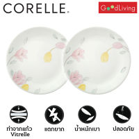 Corelle Elegant City จานอาหาร จานแก้ว ขนาด 10 นิ้ว (25.5 cm.) จำนวน 2 ชิ้น [C-03-110-EC-2]