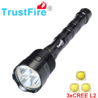 Trustfire 3L2 LED Flashlight 3800lumens Portable Lanterns 5 Mode Tactical Torch Hunting Headlamps By 18650 Battery(Not Included)