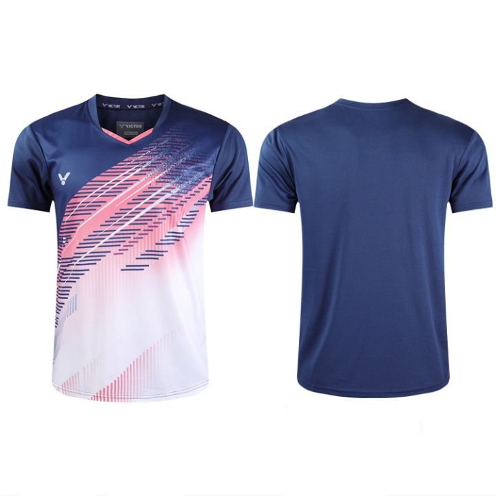 quick-dry-new-quick-drying-badminton-top-short-sleeve-3623-mens-and-womens-breathable-sports-training-clothes-match-jersey