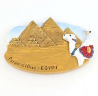Pyramids Of Giza Egypt Fridge Magnet Souvenir Gift 3D Resin Landscape Refrigerator Magnetic Sticker Home Kitchen Decor