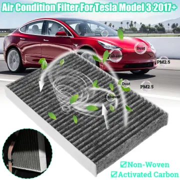 For Tesla Model 3 2017-2021 Non-Woven Air Conditioning Inlet Filter  Replacement