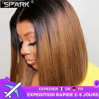 SPARK Ombre 1B/30 Bob Peruvian Straight Highlight 13x4 Lace Frontal Short Bob Wig Remy Hair 4x4 Lace Closure Human Hair Wigs [ Hot sell ] ea1voy