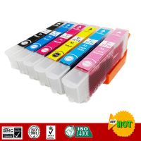 【Itian Pavilion】ตลับหมึกสำหรับตลับหมึกสำหรับตลับหมึก Epson T2771 T2776ชุดสำหรับ EXPRESSION PItian PavilionO XP 750 760 850 860 950 960ฯลฯ