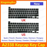 New A2338 UK US Spain French Russian Keyboard Keys Keycaps For Macbook Pro Retina 13 quot; M1 Keycap Key Cap 2020 EMC 3578