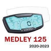 สำหรับ Piaggio Medley 125อุปกรณ์มอเตอร์ไซค์กันรอยขีดข่วน Medley125แผงหน้าปัด2020-2023ฟิล์มป้องกันหน้าจอ HD ป้องกัน