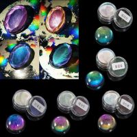 5 สี Color Shift Mica Powder Chameleon Powder Set สำหรับ Epoxy Resin Update Chrome Pigment Powder สำหรับ Bath Bombs-Cugek