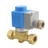 【hot】❇  90bar 2 way high pressure CO2 Carbon dioxide gas column solenoid valve 1/2  BSP frequency brass for equipment