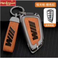 Hardingsun เคส Kunci Remote Mobil หนังทำจากโลหะสำหรับ BMW M X3 M4 X6 X5อุปกรณ์เสริมรถยนต์ M3 M5 320 E92 E90 F10 F30 E84