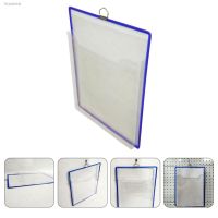 ▽♙▦ Folder Rack File Bag Home Hanging Document Wall-mounted Plastic Holder Storage Folders Plastic Office Magnetic Pocket