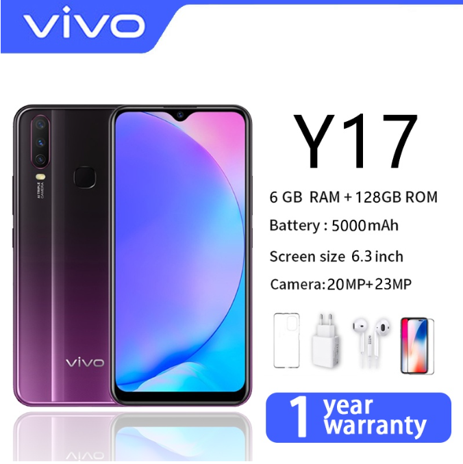 vivo y 17 size