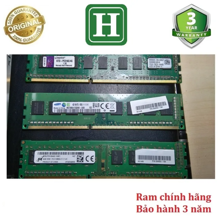 Ram PC DDR3 (PC3) 4Gb bus 1600 - 12800U bảo hành 3 năm