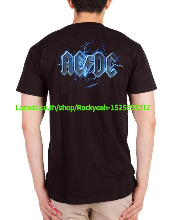 เสื้อวง-ac-dc-เสื้อผ้าแฟชั่น-rock-เอซี-ดีซี-ไซส์ยุโรป-rcm963