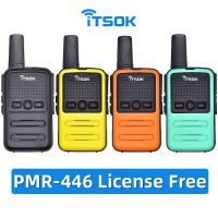 J55 ITSOK เครื่องส่งรับวิทยุขนาดเล็กเครื่องนำทางวิทยุ2ทางแบบพกพา PMR446 2ทางแบบของเล่นเด็กวิทยุสมัครเล่นชุดไร้สายระยะไกล