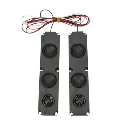 1 Pair 8 OHM 10W DIY LCD TV Speaker with Heavy Bass Effect Full Range Advertising TV Speaker Repair Accessories