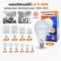 หลอดไฟ LED 3W 5W 7W 9W 12W 15W 18W24W 45-85ผ่านมาตรฐาน มอก. หลอดไฟปิงปอง แสงขาว แสงวอร์มไวท์ หลอดประหยัดพลังงาน ขั้วE27 อายุการใช้งานยาวนาน