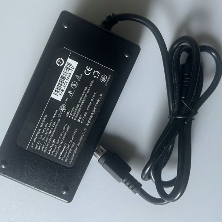 genuine-24v-2-5a-60w-3pin-fdl1207a-ac-adapter-charger-for-fujitsu-gve-printer-power-supply