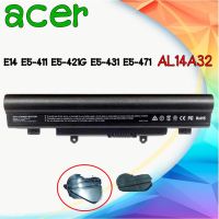 BATTERY ACER แบตเตอรี่ เอเซอร์ E14 E5-411 E5-421G E5-431 E5-471 AL14A32 เพิ่มเซลล์ ตูดนูน