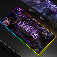 League of legend RGB Gaming Mouse Pad Mousepad Large Cool Mause Pad Keyboard Desk Car Game Rubber No-slip LED Mouse Mat Gamer