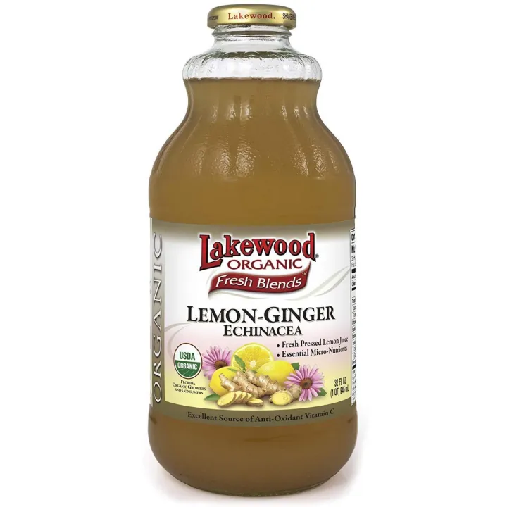 Lakewood Organic Organic LemonGinger Echinacea 946ml Lazada PH