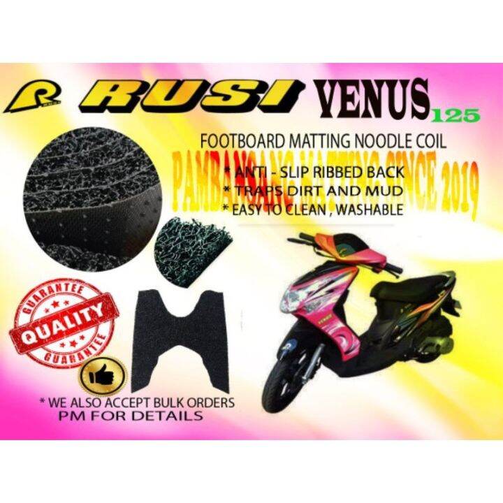 【Ready Stock Local Seller】 Rusi Venus Footboard matting noodle coil