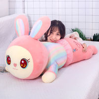 Lying Rabbit Plush Toy Long Sleeping Pillow Doll Bed Super Soft Removable and Washable Girls Doll Gift