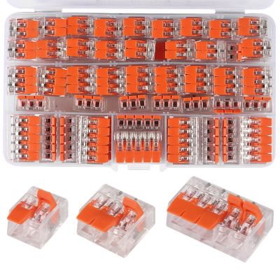 【CW】❇  75pcs for 221 Electrical Connectors Wire Block Clamp Terminal Cable Reusable