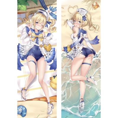 ปลอกหมอน ลายการ์ตูนอนิเมะ Genshin Impact Barbara Girl Dakimakura ขนาด 60x180 ซม.