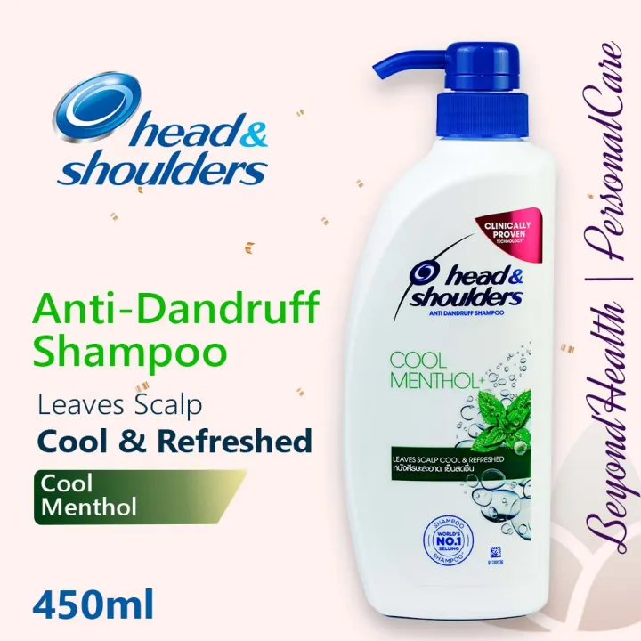 Head & Shoulders Anti-Dandruff Shampoo Cool Menthol 450ml Beyond Home ...