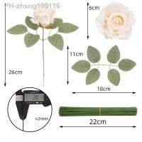 High Quality Paper Covered Artificial Branches Iron Wire For Handmade Diy Flower Accessory Flower Arrangement Pole Craft Decor