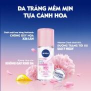Lăn ngăn mùi Nivea serum trắng mịn hương hoa hồng Hokkaido 40ml -