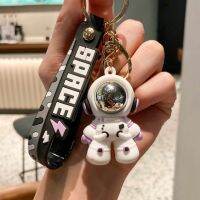 Cool astronauts on glue delicate fashionable car keys key pendant cute bag pendant