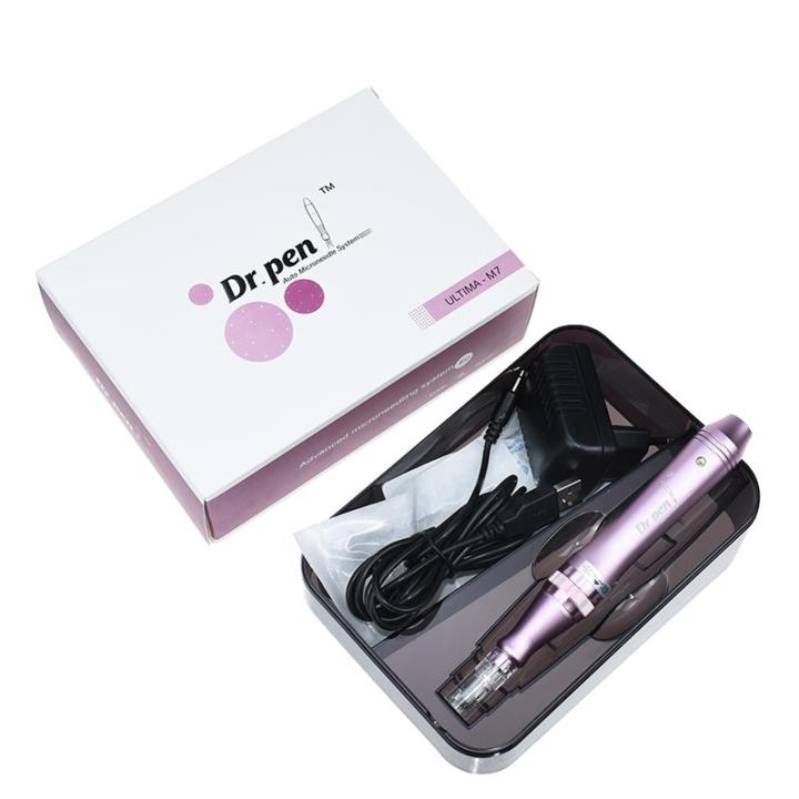 dr-pen-ultima-m7-with-2-pcs-needles-micro-needling-machine-derma-pen-microneedle-therapy-cartridges-mesotherapy-skin-care-tools