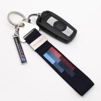 ❣⊕✌ New Fashion Keychain Alloy Nylon Exquisite printing for BMW e30 e46 e90 e60 e39 e36 f30 X5 X6 M Performance Car accessories