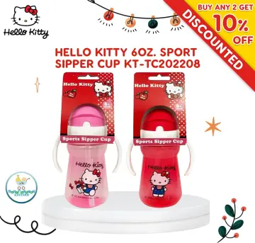 NWT Sanrio Hello Kitty Spill-Proof Pink Kawaii Strawberry Pattern