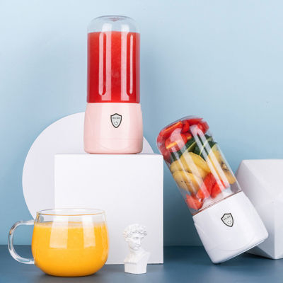 Mini Portable Electric Juicers 4 Cutter 300ML Juicers USB Orange Fruit Smoothie Blender Electric Juicing Cup Kitchen Mixer