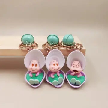 3Pcs/Set Disney Alice in Wonderland Young Oyster Baby Action Figures Dolls  Toys Kawaii Disney Alice Curious Oyster Anime Figures