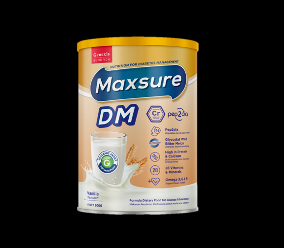 Maxsure DM Vanila 800g | Diabetes Specific Formula | Lazada