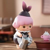 Popmart Pucky Pucky Rabbit Cafe Series Model Cute Anime Figure Gift Surprise Box Kawaii Blind Box Toys Original Real Shot