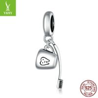 [COD] Ziyun toothbrush cup 925 silver beads life creative bracelet beaded charm SCC1597