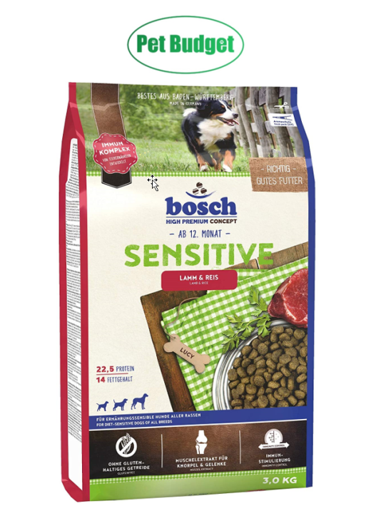 bosch High Premium Concept Sensitive Lamb and Rice Dry Dog Food 3KG