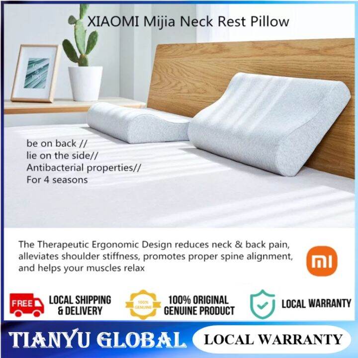 【SG READY STOCK】 Xiaomi Mijia Neck Memory Foam Pillow Neck Protection