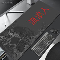 (ร้อน) ronnin M ousepad บริษัทแล็ปท็อปการเล่นเกมพรม Gamer โต๊ะสีชมพูสำนักงาน deskmat อะนิเมะอุปกรณ์คอมพิวเตอร์แป้นพิมพ์แผ่นรองเมาส์ยาง