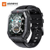 Uonevic สมาร์ทวอทช์ K55ช็อตสำหรับผู้หญิงกันน้ำผู้ชายกีฬากลางแจ้งน้ำสมาร์ทวอท์ชสายรัดข้อมือฟิตเนสสำหรับผู้หญิงสมาร์ทวอชสำหรับผู้ชายสมาร์ทวอท์ช2022ต้นฉบับหรือ Amazfit PK WICK C16 Ares