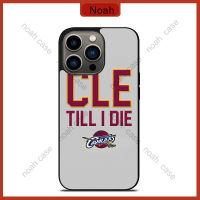 Cleveland Cavaliers Till I Die Phone Case for iPhone 14 Pro Max / iPhone 13 Pro Max / iPhone 12 Pro Max / Samsung Galaxy Note 20 / S23 Ultra Anti-fall Protective Case Cover 1083
