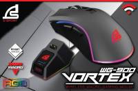Mouse Signo WG-900 Vortex Wireless Gaming Mouse  2.4G Wireless Macro Gaming Mouse (7 Buttons)